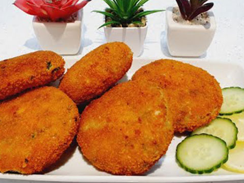 Chicken Cheese Cutlets