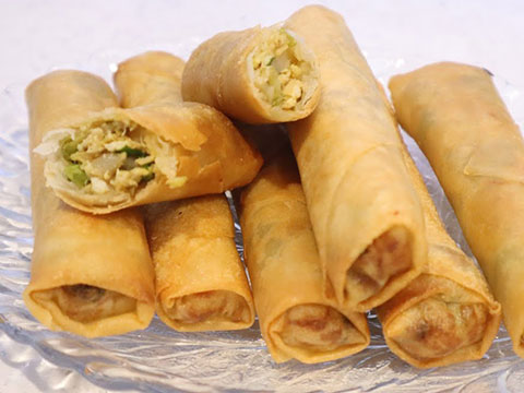 Chicken and Vegetable Roll