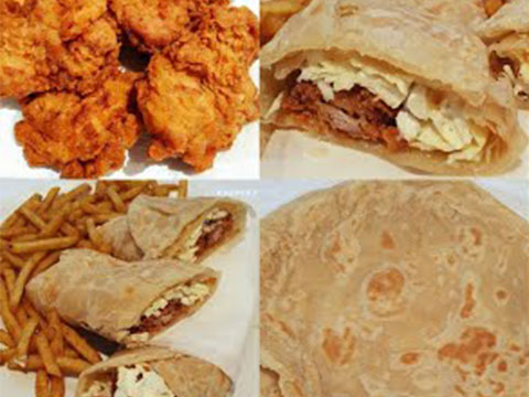 Zinger Paratha Rool